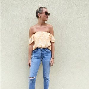 Off the shoulder top